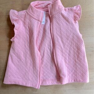 NWOT Pink quilted baby vest